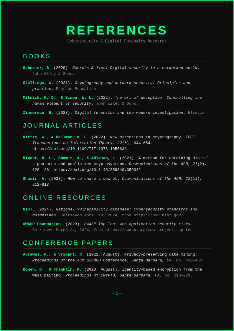 Neon Bold Citation